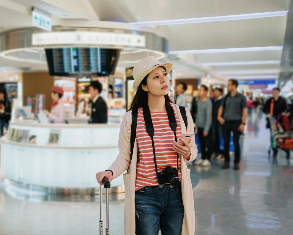 suitcase with compartments