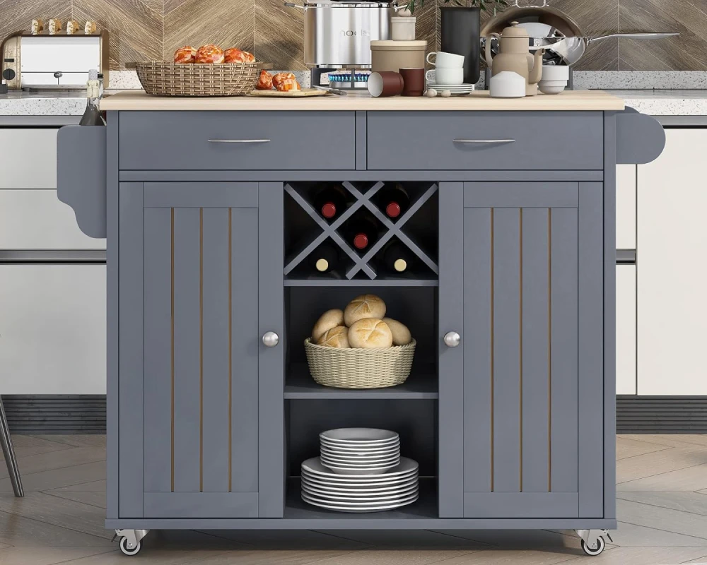 kitchen island with drawer