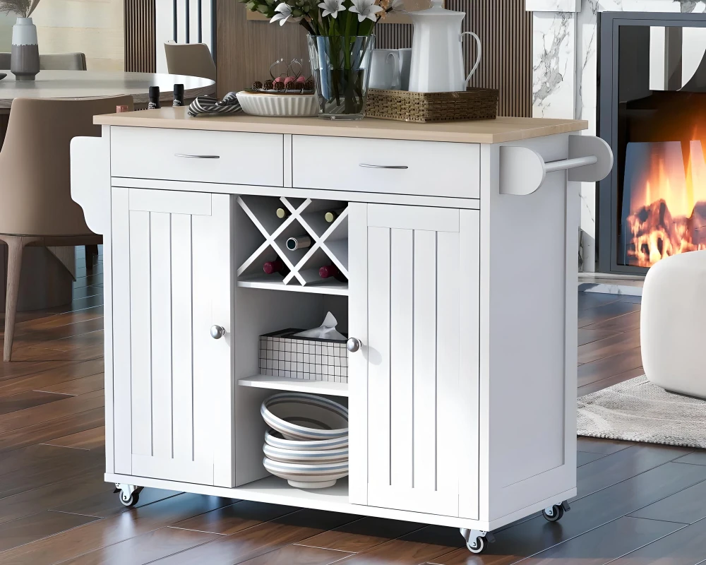 rolling island for small kitchen